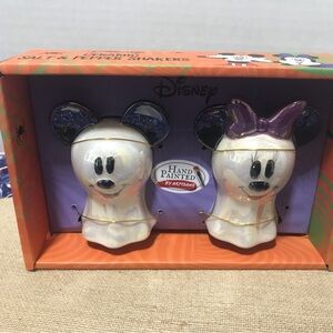 Disney Mickey and Minnie ghost salt and pepper shakers Halloween